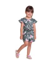 Conjunto Infantil Verão Feminino Tamanho 03