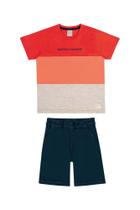 Conjunto Infantil Verão Masculino Tamanho 08 Conjunto Infantil Verão Masculino Tamanho 08