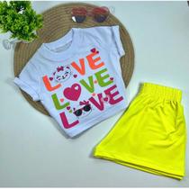 CONJUNTO infantil verão menina blogueirinha 2 ao 10