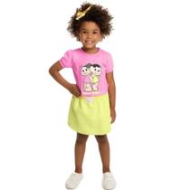 Conjunto Infantil Verão Menina Mônica E Magali - By Gus Conjunto Infantil Verão Menina Mônica E Magali - By Gus