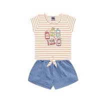 Conjunto infantil verão menina ref 8480 Conjunto infantil verão menina ref 8480