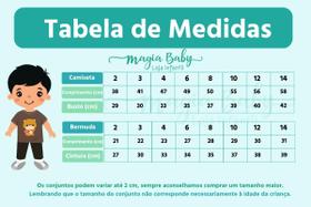 Conjunto Infantil Verão Menino Básico - Azul Marinho