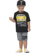 Conjunto Infantil Verão Menino Carro Amarelo 2 peças - Kyly