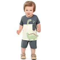 Conjunto Infantil Verão Menino Dino - Angerô