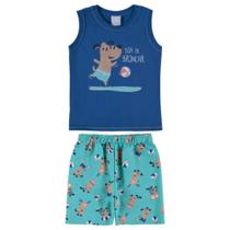 Conjunto infantil verão menino malwee kids 4-6-8