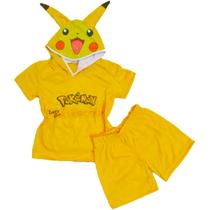 Conjunto Infantil Verão Menino Personagem Tamanho 1 Ao 14