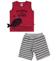 Conjunto Infantil Verão Pulla Bulla Menino Ref. 38266 Conjunto Infantil Verão Pulla Bulla Menino Ref. 38266