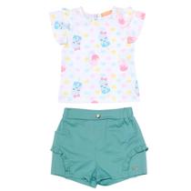Conjunto Infantil Verão Sorvete Menina Leve Conjunto Infantil Verão Sorvete Menina Leve