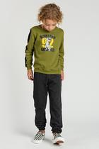 Conjunto Infantil Verde de Moletom Dinosaur Explorer Conjunto Infantil Verde de Moletom Dinosaur Explorer