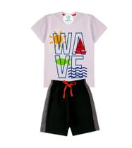 Conjunto Infantil Wave Branco Tam.1