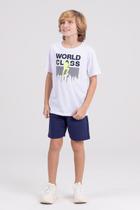 Conjunto Infantil World Class Branco Conjunto Infantil World Class Branco