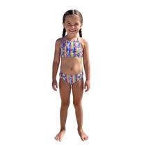 Conjunto Infanto Juvenil Feminino Biquíni Top Cropped Amarrar Calcinha Praia Piscina Verão Conjunto Infanto Juvenil Feminino Biquíni Top Cropped Amarrar Calcinha Praia Piscina Verão