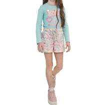 Conjunto Infanto Juvenil Feminino Kukiê Verde Menta - 80142