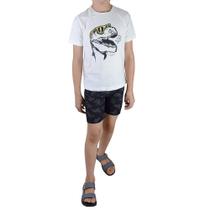 Conjunto Infanto Juvenil Masculino King&Joe Surf Dino Off Conjunto Infanto Juvenil Masculino King&Joe Surf Dino Off