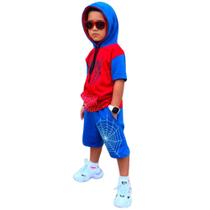 Conjunto Infatil Menino personagens Homem Aranha Roblox