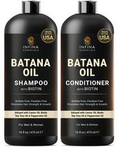 Conjunto INFINA ESSENTIALS Batana Oil - Shampoo e Condicionador