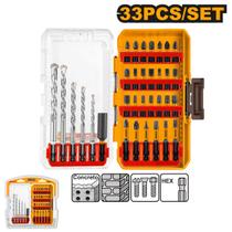 Conjunto INGCO Bits, Brocas E Soquetes De Impacto 33 Peças Conjunto INGCO Bits, Brocas E Soquetes De Impacto 33 Peças