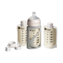Conjunto inicial de leite materno Tommee Tippee com acessórios Conjunto inicial de leite materno Tommee Tippee com acessórios