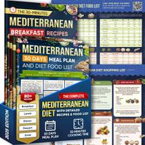 Conjunto inicial de receitas da dieta mediterrânea 2025 com plano de 30 dias Conjunto inicial de receitas da dieta mediterrânea 2025 com plano de 30 dias
