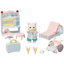 Conjunto inicial Dollhouse Playset Calico Critters Village Doctor