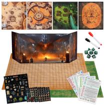 Conjunto inicial Dungeons and Dragons: tapete de batalha dobrável CZYY