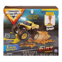 Conjunto inicial Monster Jam Earth Shaker com 240 ml Monster Dirt Conjunto inicial Monster Jam Earth Shaker com 240 ml Monster Dirt