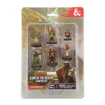 Conjunto inicial WizKids D&D Icons of the Realms com 6 figuras douradas Conjunto inicial WizKids D&D Icons of the Realms com 6 figuras douradas
