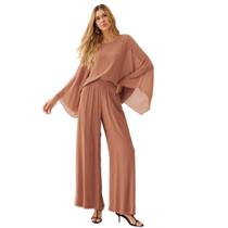 Conjunto innocence chiffon feminino ref: inn41056