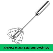 Conjunto Inox Mixer Semi Automatico E Batedor Fue de Clara Em Neve Ovo Misturador Para Bolos Massas