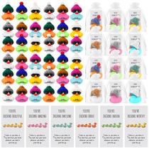 Conjunto Inspirational Mini Rubber Ducks Liliful com óculos x24