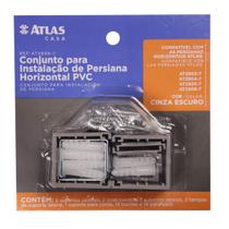 Conjunto Instalação de Persiana Horizontal PVC Atlas Conjunto Instalação de Persiana Horizontal PVC Atlas