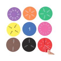 Conjunto Interativo De Manipulativos De Matemática De Frações Para Estudantes 9 Peças EVA Adição