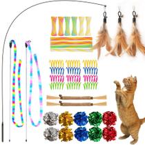 Conjunto Interativo Variado de Brinquedos para Gatos SHIPPOU com 40 Peças