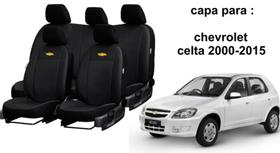 Conjunto Interior Automotivo Celta 2000-2015: Capa de Couro, Capa de Cobrir e Limpador