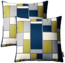 Conjunto interno externo de pátio retangular Pillow Modway 44x44 cm