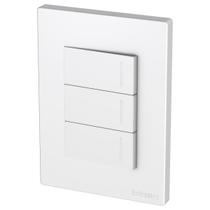 Conjunto Interruptor 3 Teclas Paralelo 10a 250v 4x2 Linha Classic Entrelux Conjunto Interruptor 3 Teclas Paralelo 10a 250v 4x2 Linha Classic Entrelux