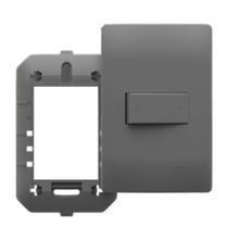 Conjunto Interruptor Bipolar Simples 20a Habitat Onix Chumbo Conjunto Interruptor Bipolar Simples 20a Habitat Onix Chumbo