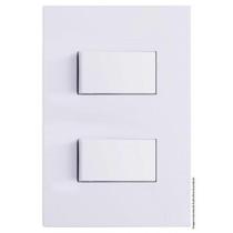 Conjunto Interruptor Duplo Separado 4X2 Brg11024-8Br