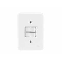 Conjunto Interruptor Duplo Simples - Radial Pollar