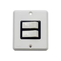 Conjunto interruptor paralelo 2 teclas 10a iriel