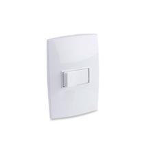 Conjunto Interruptor Paralelo Branco Rubi - Force Line