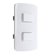 Conjunto Interruptor Paralelo Duplo Sep 10a 4x2 B3 Margirius