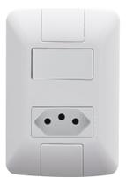 Conjunto Interruptor Paralelo + Tomada 10a Tramontina Conjunto Interruptor Paralelo + Tomada 10a Tramontina