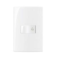 Conjunto Interruptor Pulsador Campainha 4x2 Sleek MarGirius