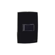 Conjunto Interruptor Pulsador Minuteria Preto Force Line