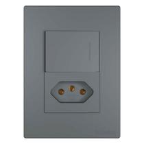 Conjunto Interruptor Simples 1 Tecla e 1 Tomada 10a 20a 4x2 Linha Classic Entrelux Conjunto Interruptor Simples 1 Tecla e 1 Tomada 10a 20a 4x2 Linha Classic Entrelux