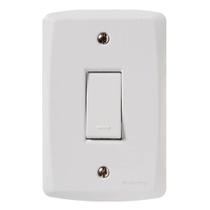 Conjunto Interruptor Simples 10A/250V 57145/001 Branco Tramontina Conjunto Interruptor Simples 10A/250V 57145/001 Branco Tramontina