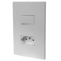Conjunto Interruptor Simples 10A Com Tomada 10A Bivolt - i9 Ilumi