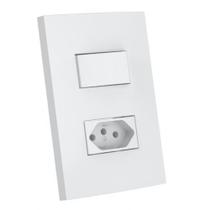 Conjunto Interruptor Simples 20A 4X2 Dubai Ed5499-Esn