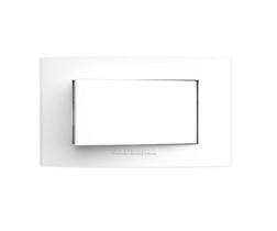 Conjunto Interruptor Simples Branca Móvel Pro 85077 Alumbra